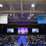 Audience in Fieldhouse
